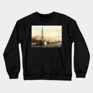 DISCOVERY MOORED ALONGSIDE EMBANKMENT LONDON Crewneck Sweatshirt